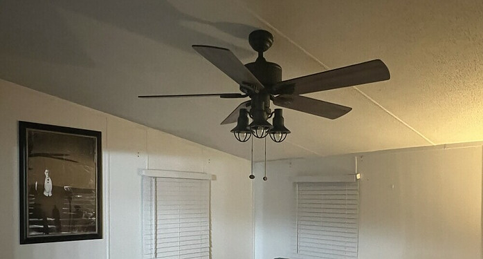 Amazon Ceiling Fans. Prominence 52" ceiling fan after installation.