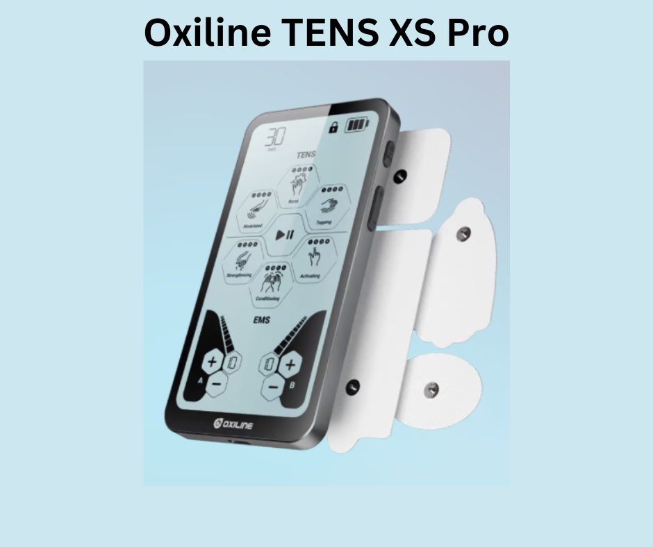 Oxiline TENS XS Pro click link to Oxiline official website.